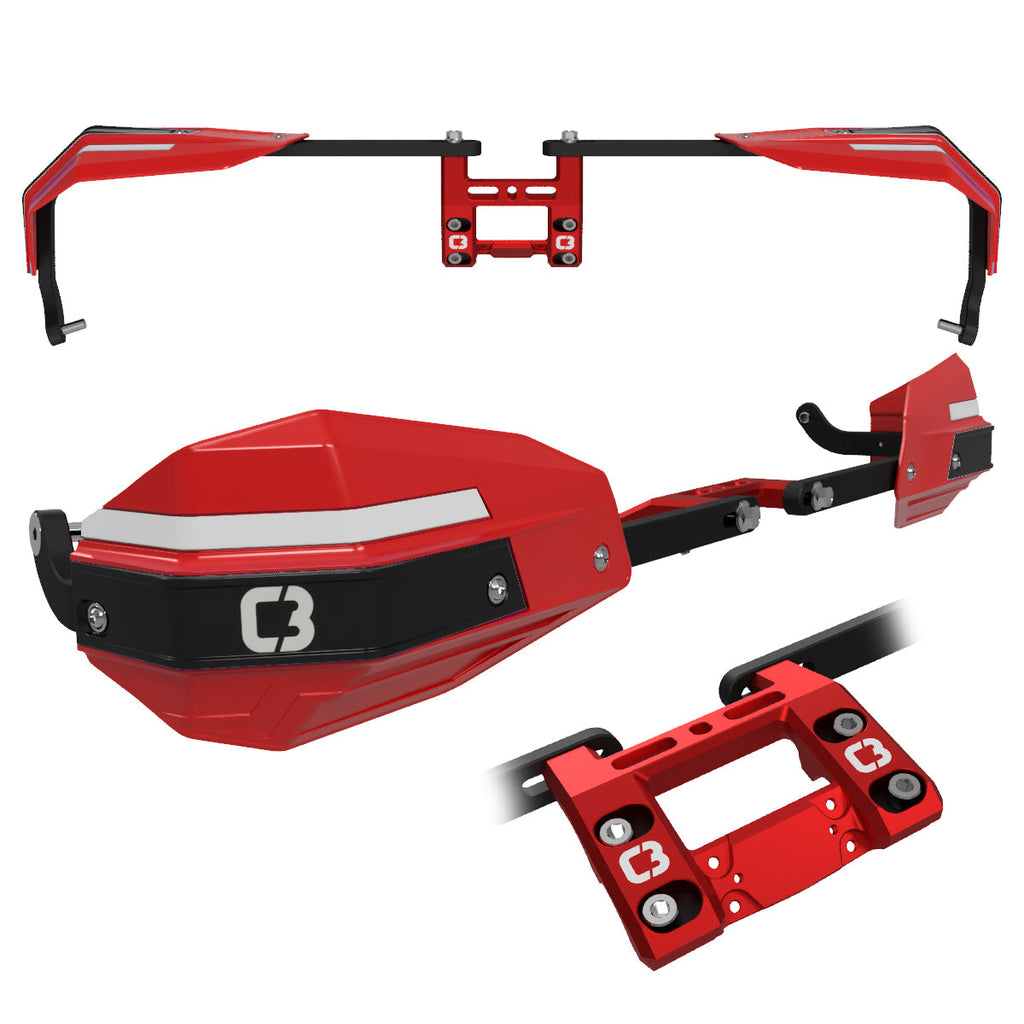 FORCEFIELD Wrap-Around Handguards | Snowbike Handguards – C3